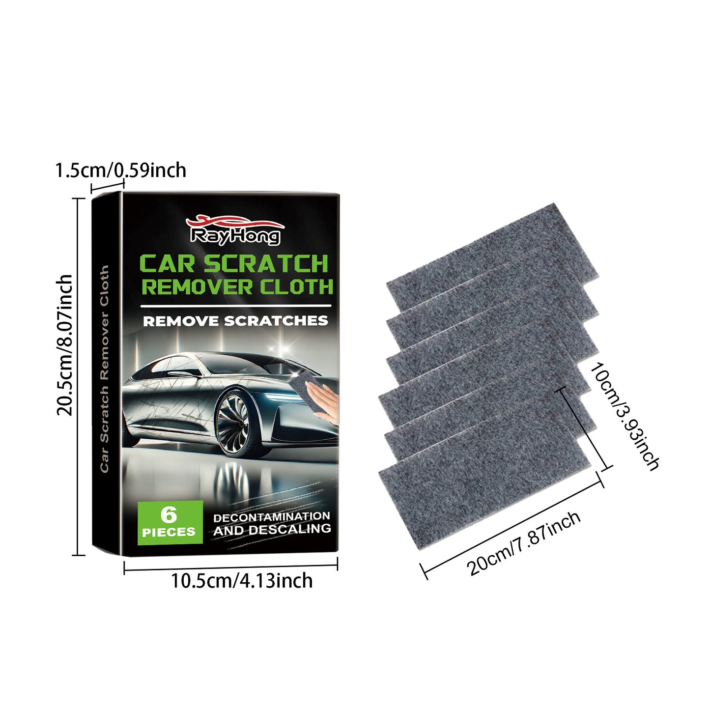 🚗✨ Revolutionary Nano Sparkle Cloth - Erase Scratches Like Magic! ✨🚗Professional Scratch Repair In Seconds - No Chemicals, No Tools, Just Wipe Away Imperfections