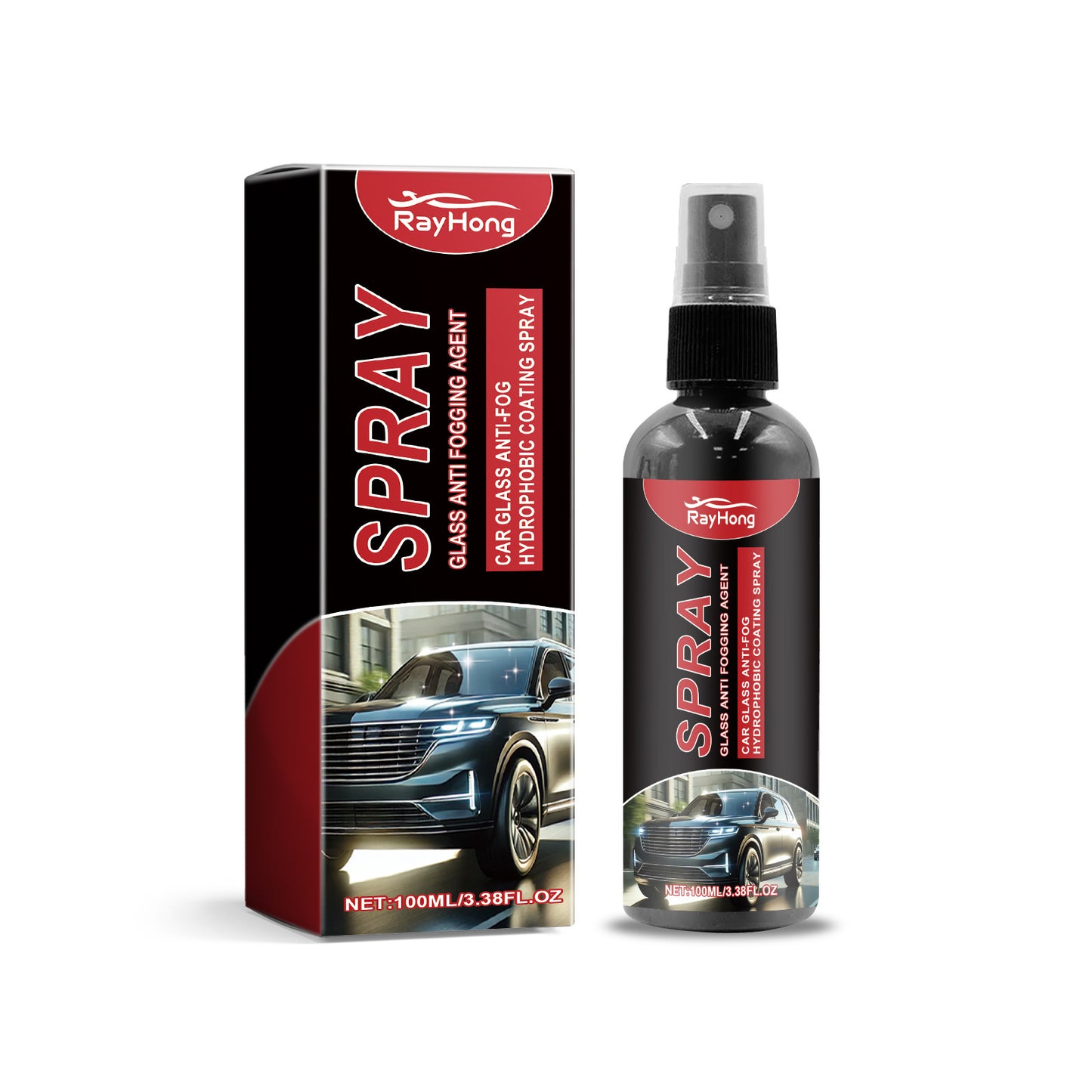 🚗💦 Ultimate Anti-Fog & Rain Repellent System - Drive With Confidence in Any Weather! ☔🌫️Dual-Action Formula: Crystal Clear Visibility in Rain, Fog & Frost - Professional Results in Just 5 Minutes