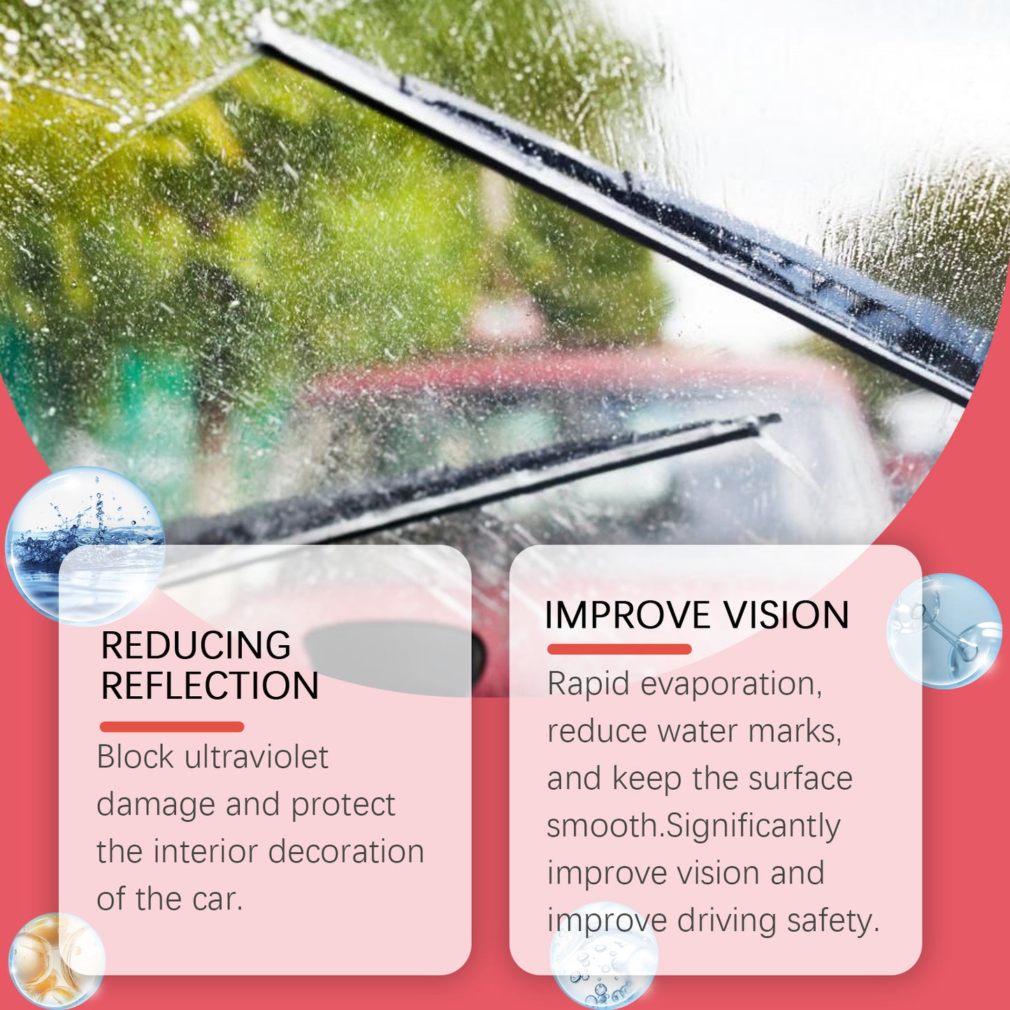 🚗✨ Professional-Grade Glass Cleaning System - See Clearly in ANY Condition!Revolutionary Oil Film Remover: Crystal Clear Windows in Just 60 Seconds - Drive with Confidence