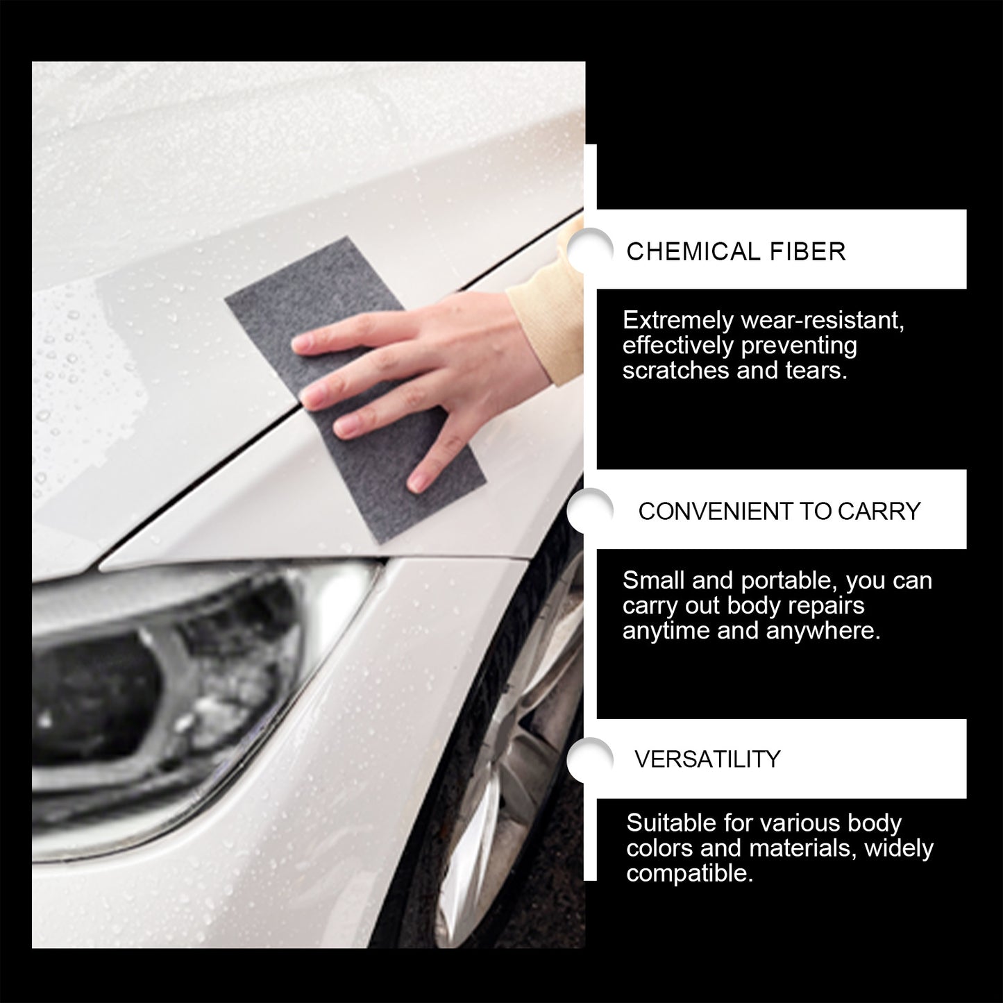 🚗✨ Revolutionary Nano Sparkle Cloth - Erase Scratches Like Magic! ✨🚗Professional Scratch Repair In Seconds - No Chemicals, No Tools, Just Wipe Away Imperfections