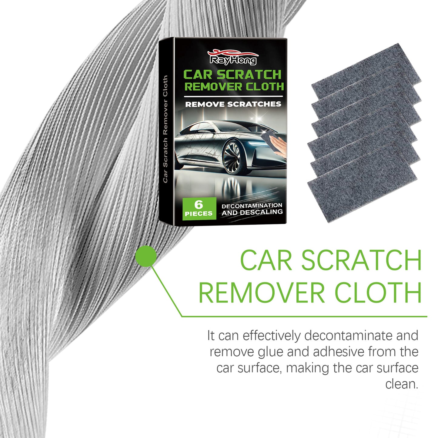 🚗✨ Revolutionary Nano Sparkle Cloth - Erase Scratches Like Magic! ✨🚗Professional Scratch Repair In Seconds - No Chemicals, No Tools, Just Wipe Away Imperfections